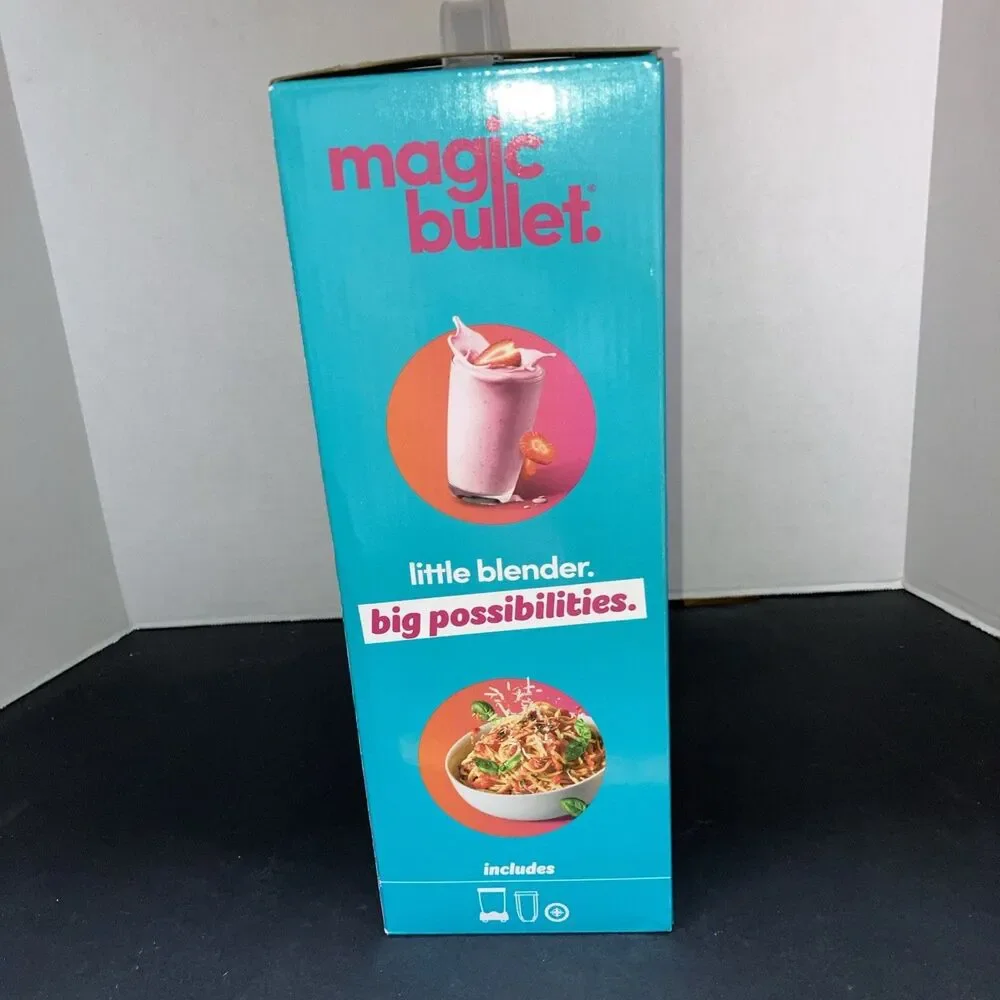 Magic Bullet® Personal Compact Blender 16oz Tall Cup 250W Motor NOB